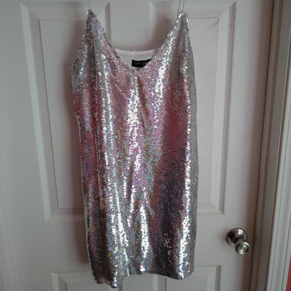 Tara Multi Sequin Dress By FINESSE